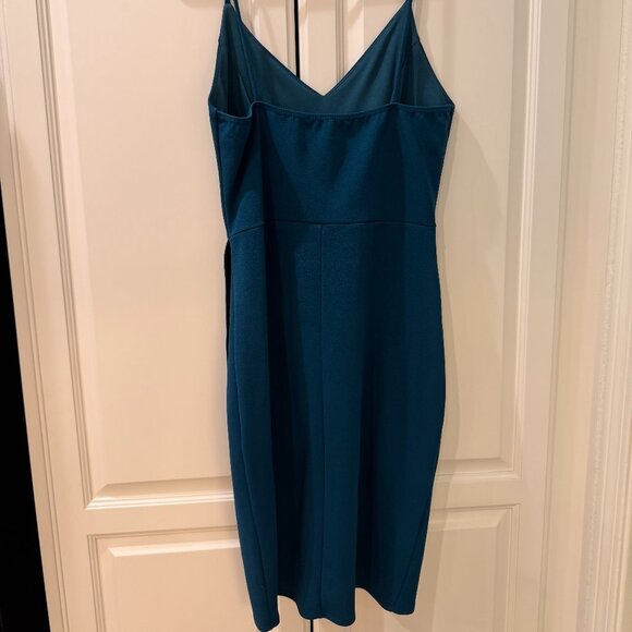 Lulus Blue Teal Bodycon Dress - Size Medium - Picture 5 of 5